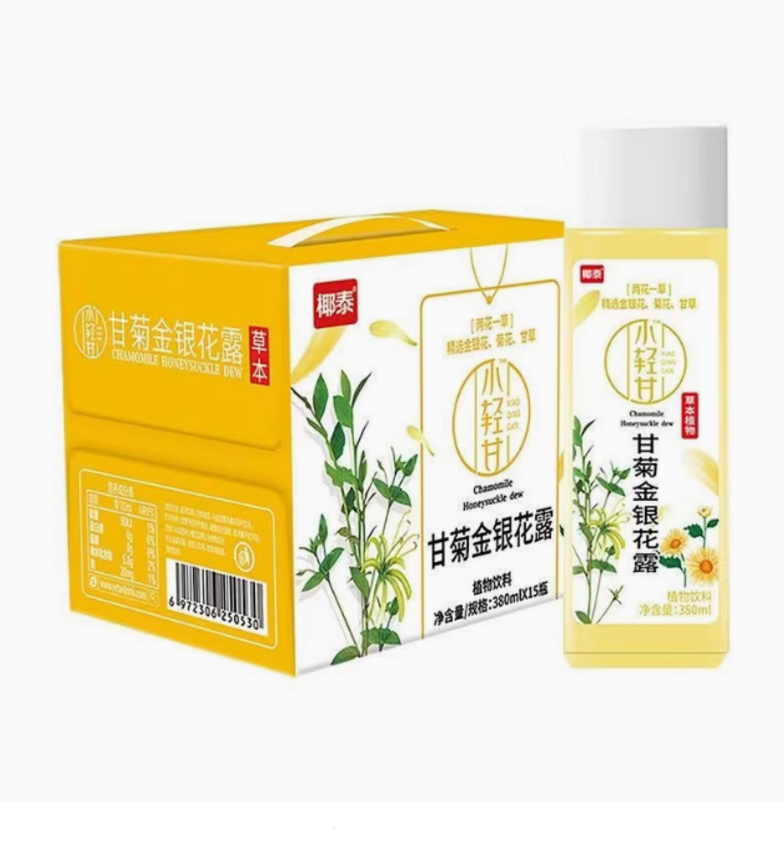 E010058 380ML 椰泰 - 甘菊金银花露 - Image 1